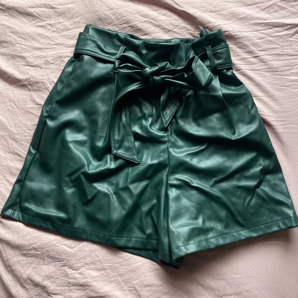 Summer Pleather Shorts